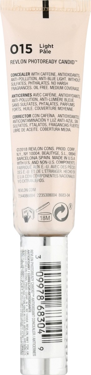 slide 4 of 9, Revlon PhotoReady Candid Light Pale 015 Antioxidant Concealer 0.34 oz, 0.1 oz