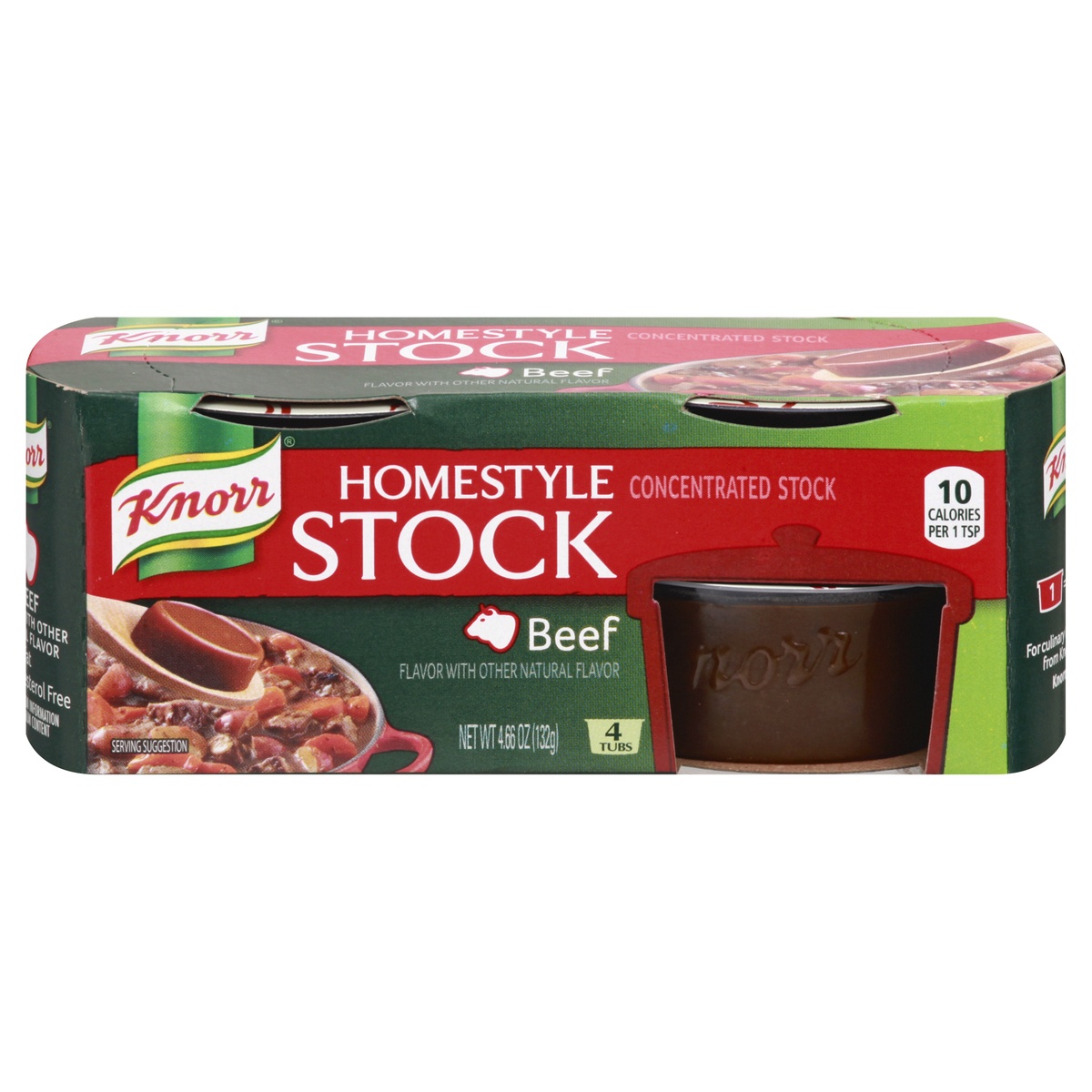slide 1 of 3, Knorr Homestyle Beef Stock, 4 ct