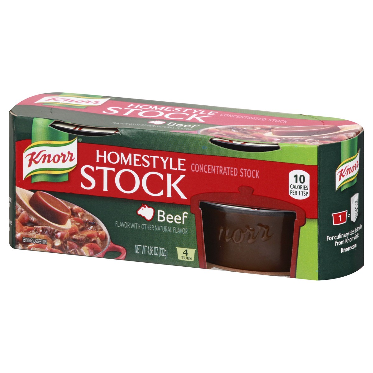 slide 13 of 13, Knorr Homestyle Stock Beef, 4.66 oz, 4.66 oz