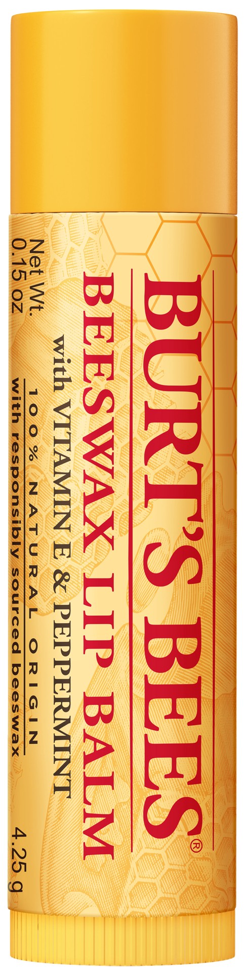 slide 4 of 5, Burt's Bees Beeswax Lip Balm With Vitamin E And Peppermint, 0.15 oz