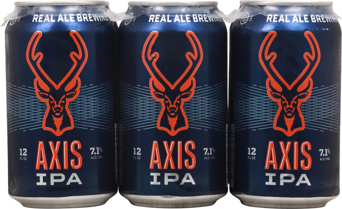 slide 1 of 11, Real Ale Brewing Co Axis IPA Beer - 6 x 12 fl oz Cans, 6 ct