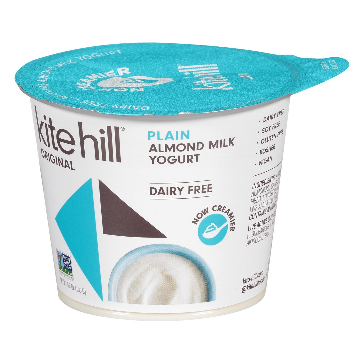 slide 3 of 9, Kite Hill Yogurt Plain 5.3 Oz, 5.3 oz