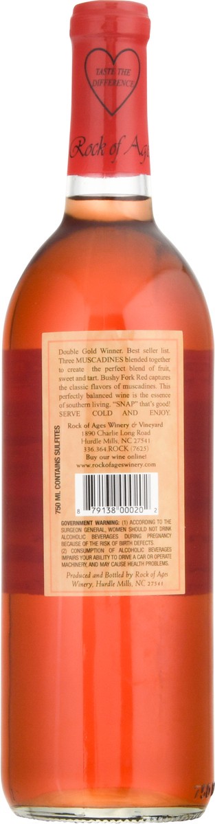slide 7 of 10, Rock Of Ages North Carolina Bushy Fork Red 750 ml, 750 ml