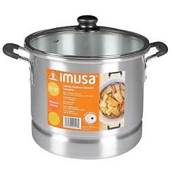 IMUSA Tamale Steamer with Glass Lid Soft Touch