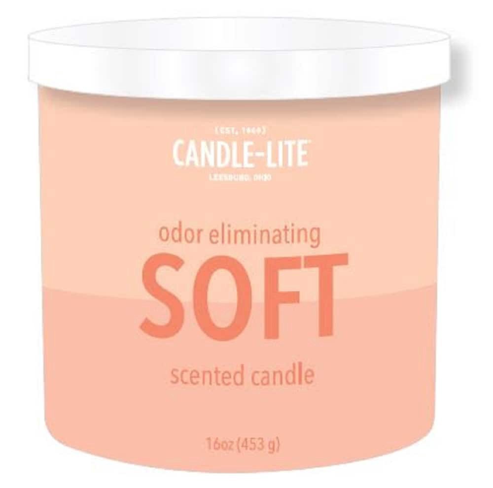 slide 1 of 1, Pure Soft Amber + Geranium Flower Candle 1 ea, 1 ct