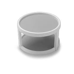 Madesmart White Twin Turntable, (10")