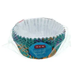 H-E-B No Fade Printed Foil Baking Cups