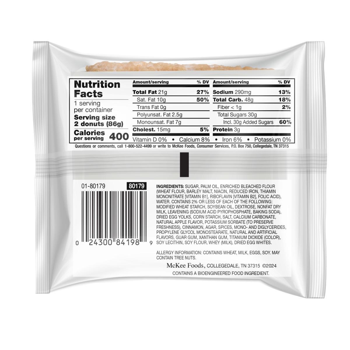 slide 3 of 5, Ld Apple Cinn Donut Stick, 3 oz