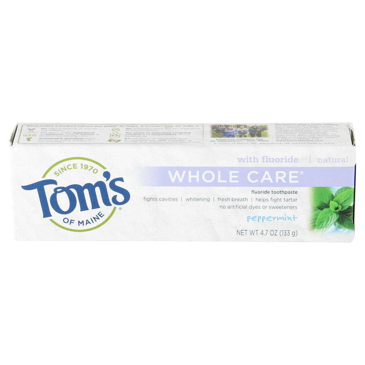 slide 6 of 6, Tom's Of Maine Whole Care Peppermint, 4.7 oz