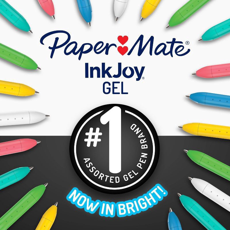 slide 3 of 8, Paper Mate InkJoy Gel 0.7 mm Medium Point Pens 6 ea, 6 ct