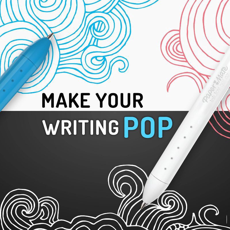 slide 8 of 8, Paper Mate InkJoy Gel 0.7 mm Medium Point Pens 6 ea, 6 ct