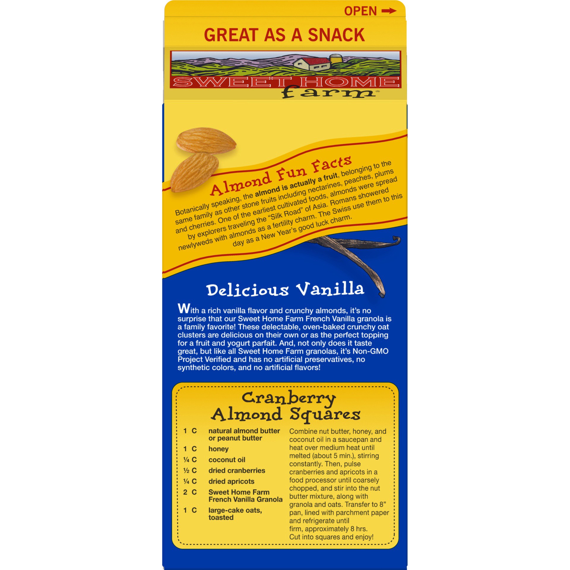 slide 2 of 8, Sweet Home Farm French Vanilla Granola with Almonds 20.5 oz, 20.5 oz
