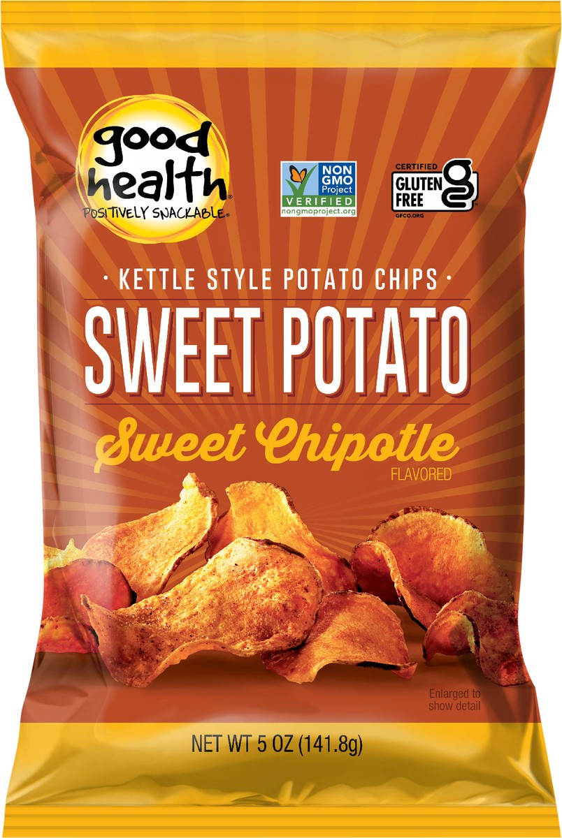 slide 8 of 9, Good Health Sweet Potato Chips, 5 oz