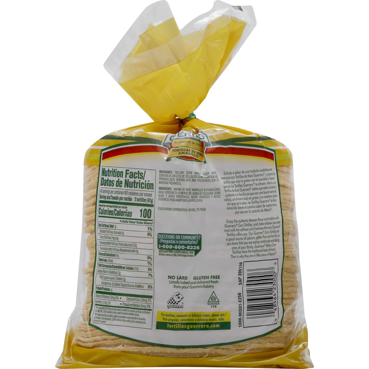 slide 5 of 9, Guerrero Tortillas, Corn 80 ea, 80 ct