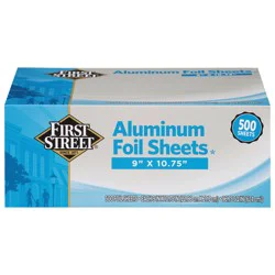 First Street Aluminum Foil Sheets 9 X 10.75 Inch