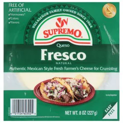 Supremo Fresco Queso Cheese 8 oz