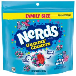 Nerds Very Berry Gummy Clusters 18.5 Ounce Stand Up Bag