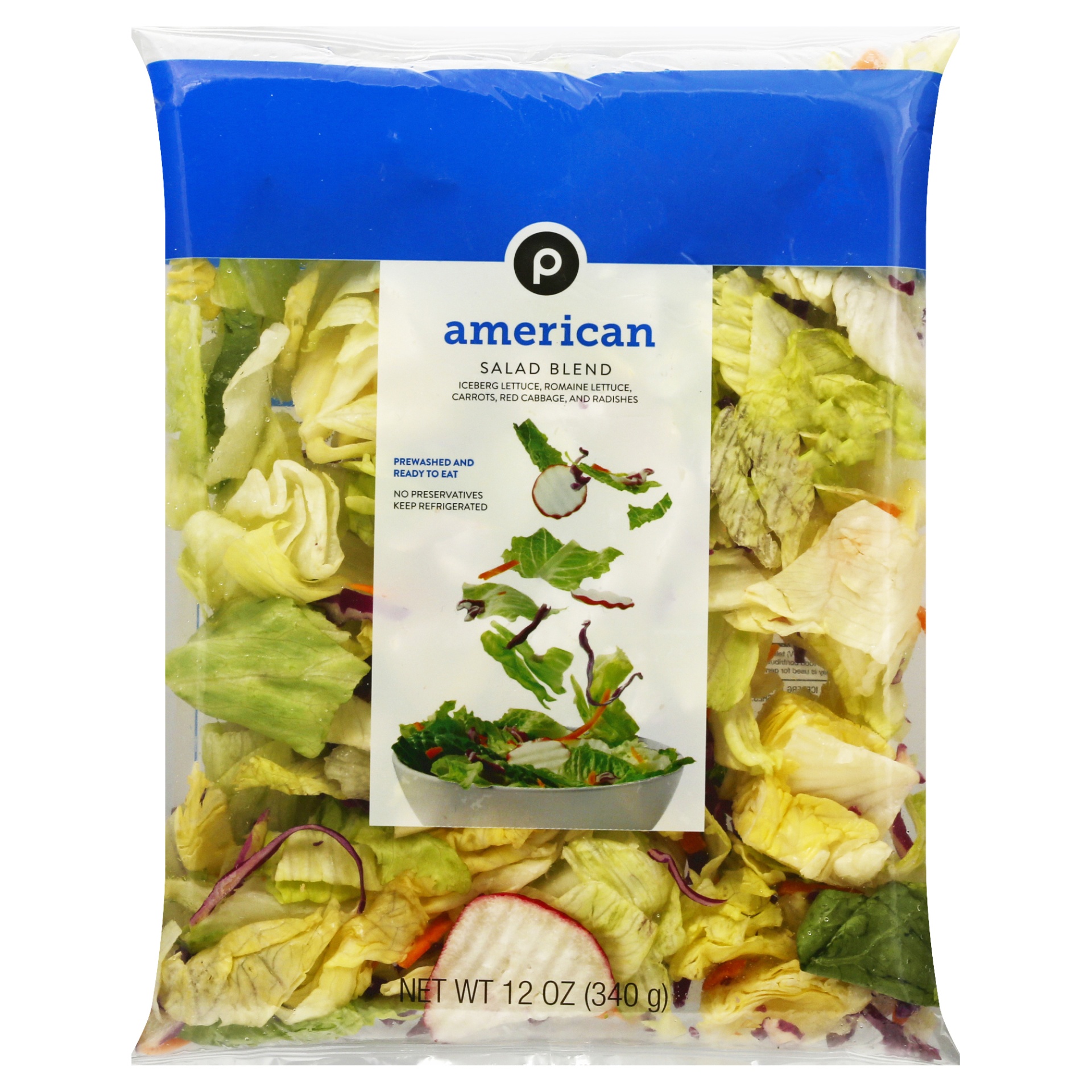 slide 1 of 1, Publix American Salad Blend, 12 oz