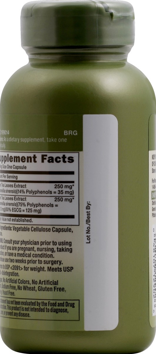 slide 6 of 6, GNC Green Tea Complex 100 ea, 100 ct