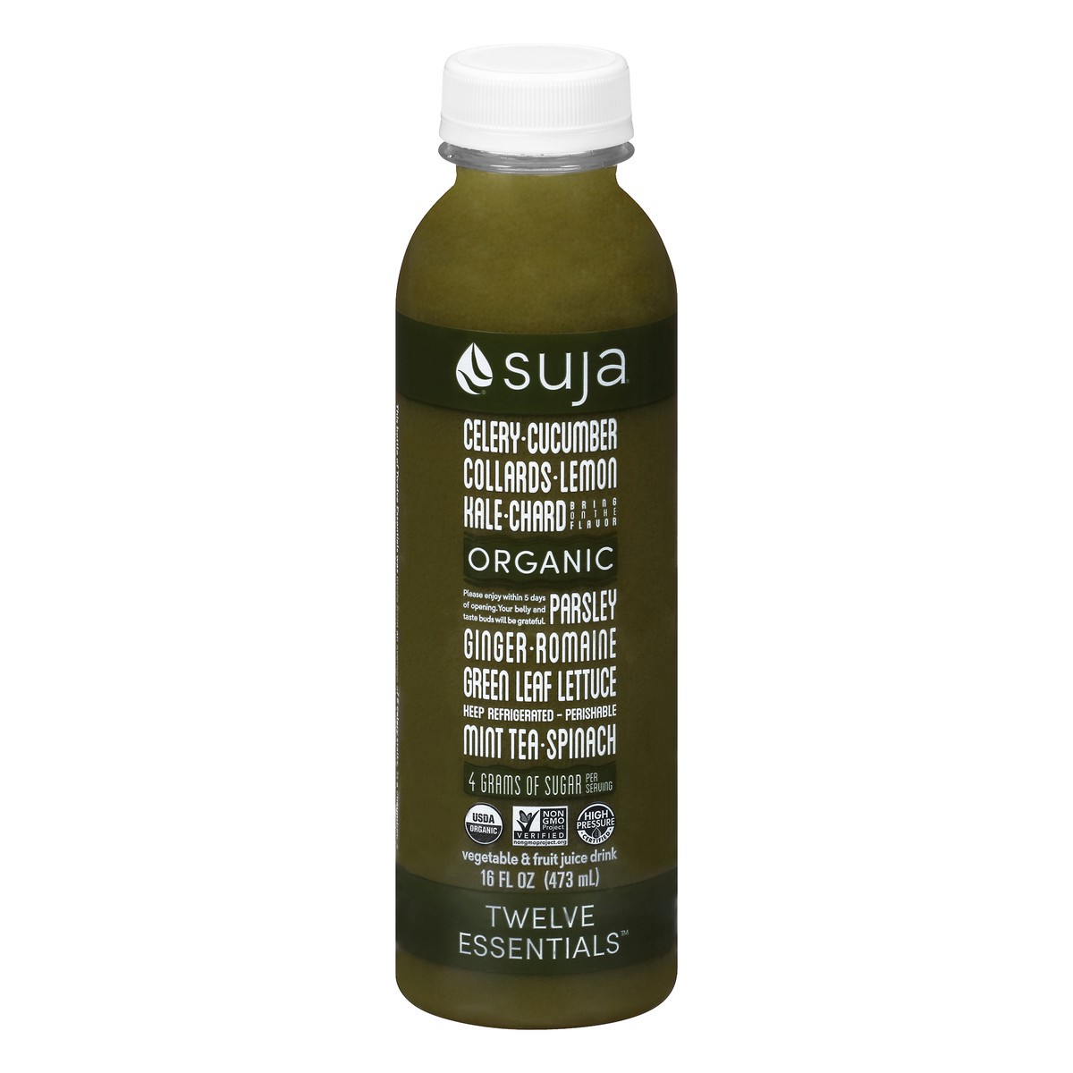 slide 12 of 13, Suja Organic Twelve Essentials Juice Drink 16 oz, 16 oz