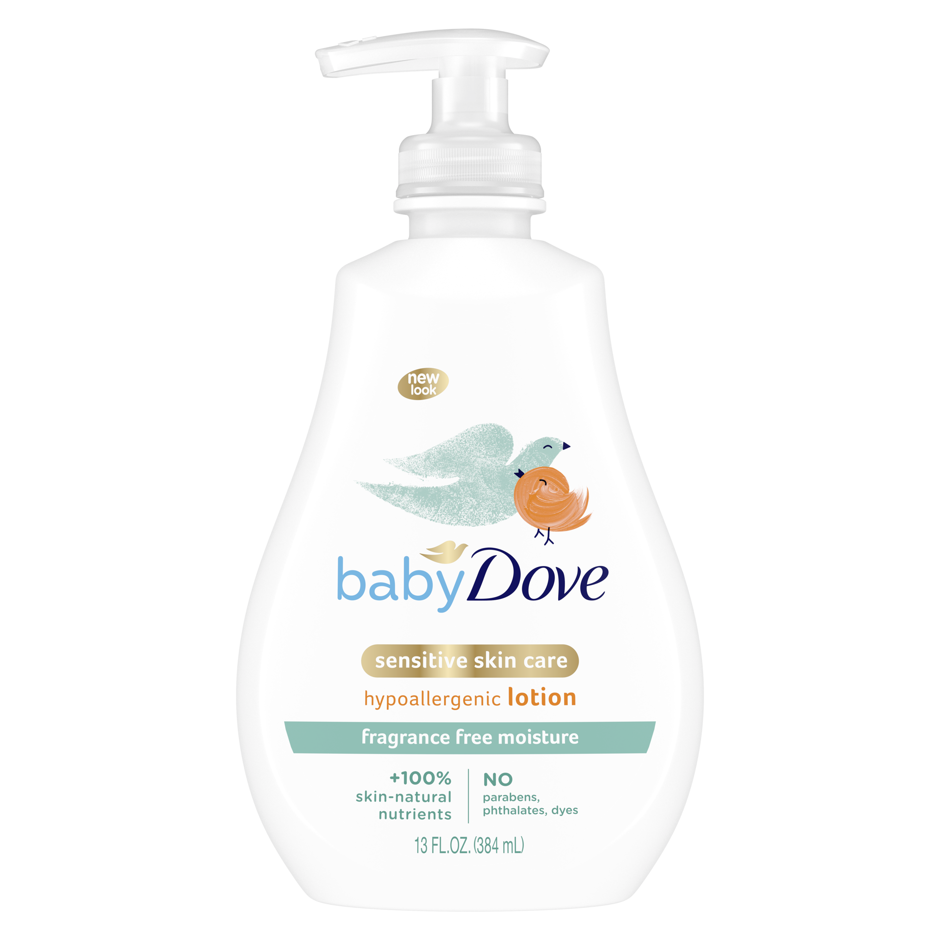 slide 5 of 5, Dove Moisture Baby Lotion Sensitive, 13 oz