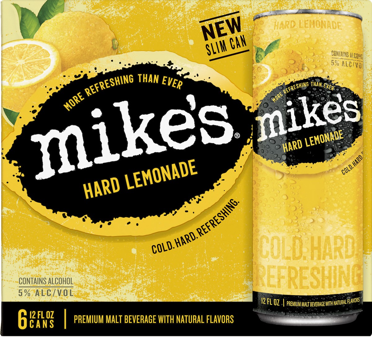 slide 7 of 7, Mike's Premium Hard Lemonade Malt Beverage 6 ea, 6 ct; 12 oz