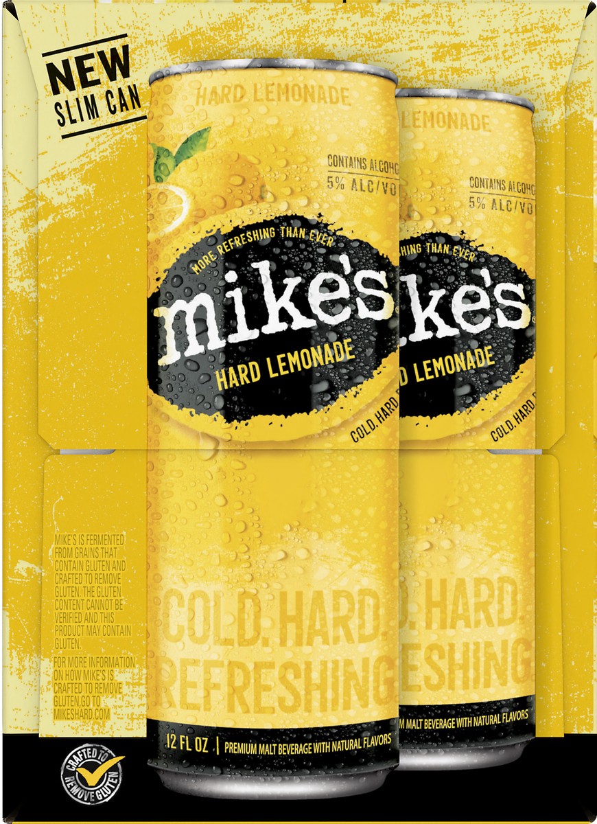 slide 5 of 7, Mike's Premium Hard Lemonade Malt Beverage 6 ea, 6 ct; 12 oz