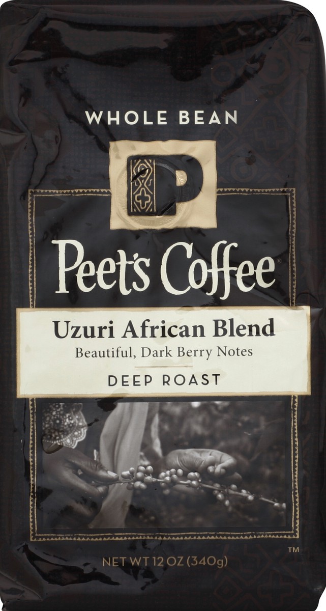 slide 2 of 6, Peet's Coffee Whole Bean Uzuri African Blend - 12 oz, 12 oz