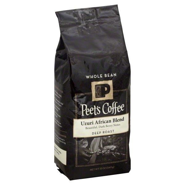 slide 1 of 6, Peet's Coffee Whole Bean Uzuri African Blend - 12 oz, 12 oz