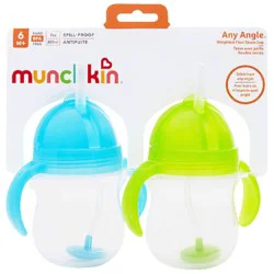 Munchkin Any Angle Click Lock Weighted Straw Cup