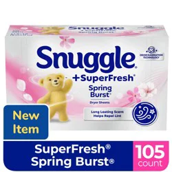 Snuggle Dryer Sheet Superfresh Spring Burst