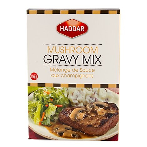 slide 1 of 1, Haddar Mushroom Gravy Mix, 4 oz