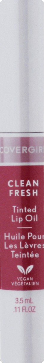 slide 2 of 2, Covergirl Clean Fresh Tinted Lip Oil, Swipe Ripe, 0.8 oz