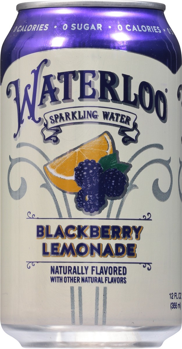 slide 6 of 9, Waterloo Blackberry Lemonade Sparkling Water, 12 oz