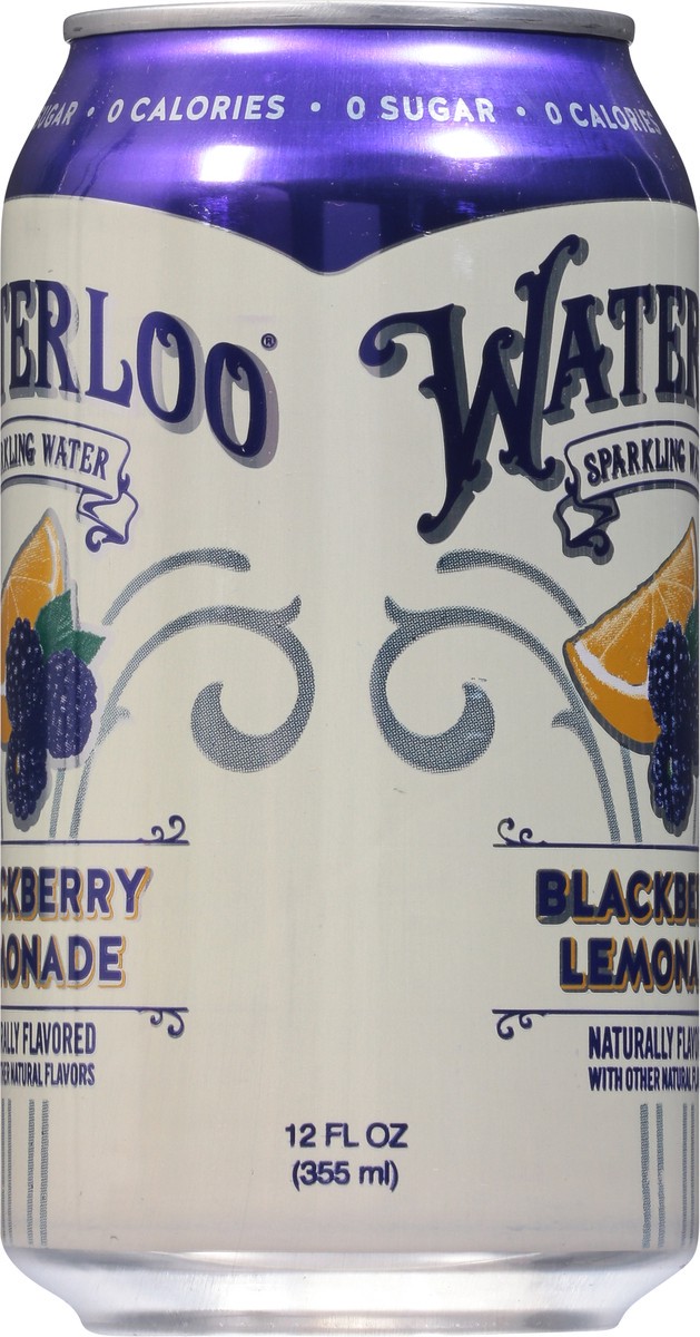 slide 8 of 9, Waterloo Blackberry Lemonade Sparkling Water, 12 oz