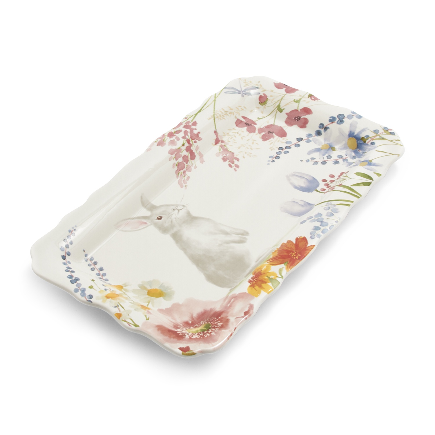 slide 1 of 1, Sur La Table Easter Serving Platter, 14 in x 8 in