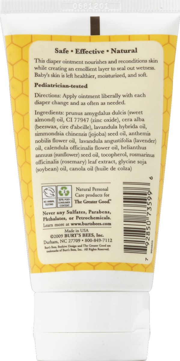 slide 6 of 6, Burt's Bees Diaper Ointment 2 oz, 2 oz