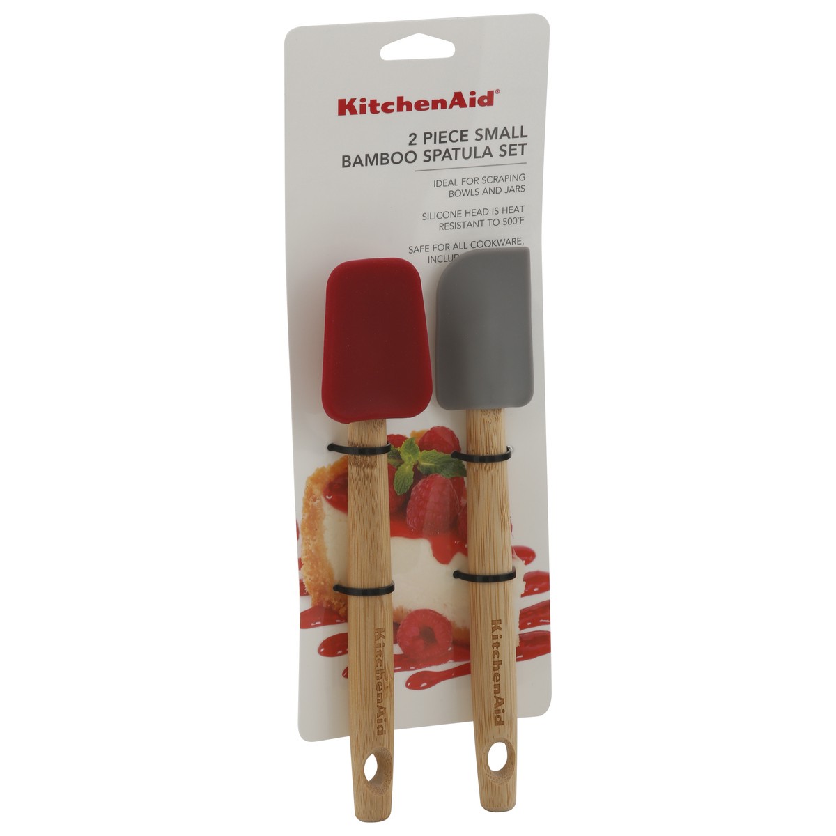 slide 2 of 9, KitchenAid Small Bamboo Spatula Set 2 ea, 2 ct