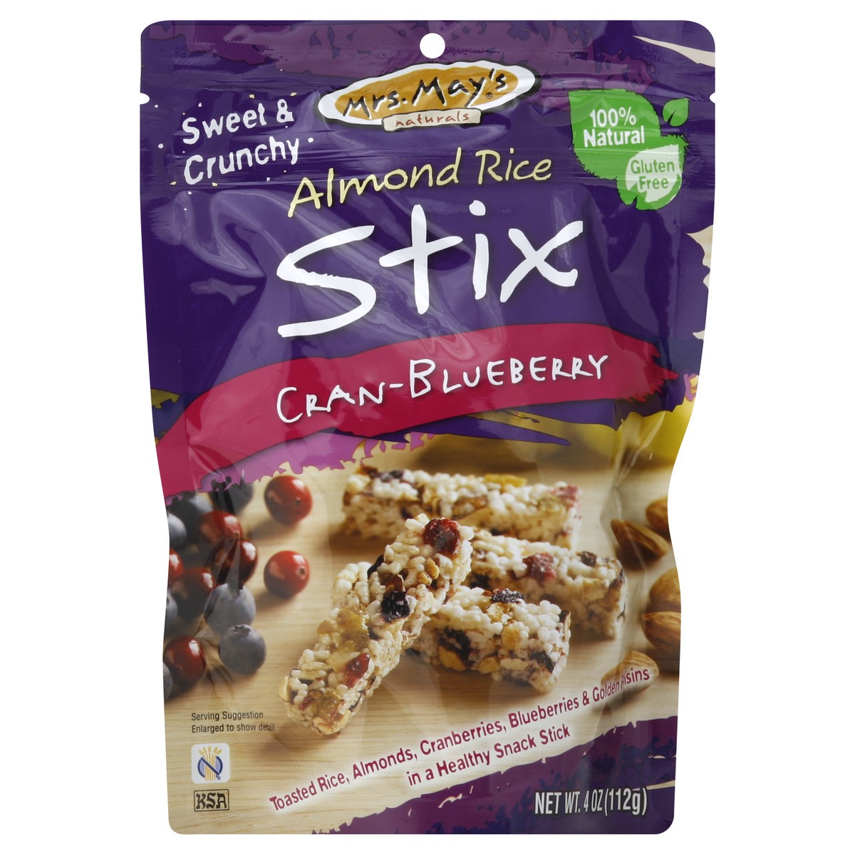 slide 2 of 2, Mrs. May's Almond Rice Stix 4 oz, 4 oz