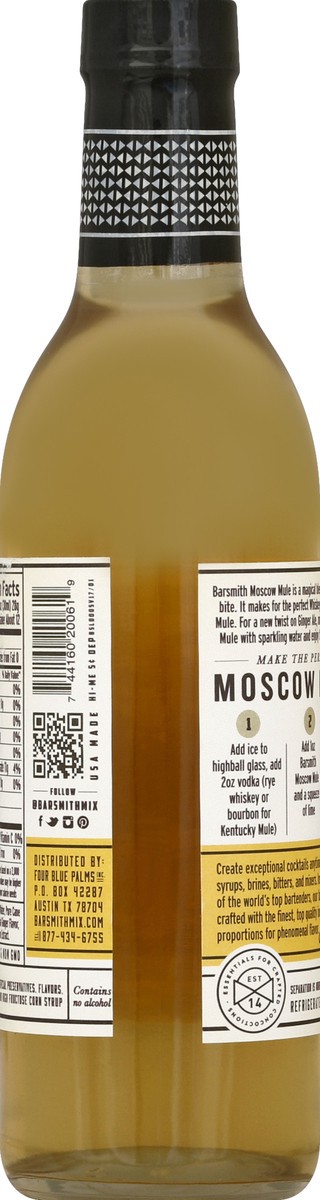 slide 6 of 6, Barsmith Moscow Mule Mix Bottle, 12.7 fl oz