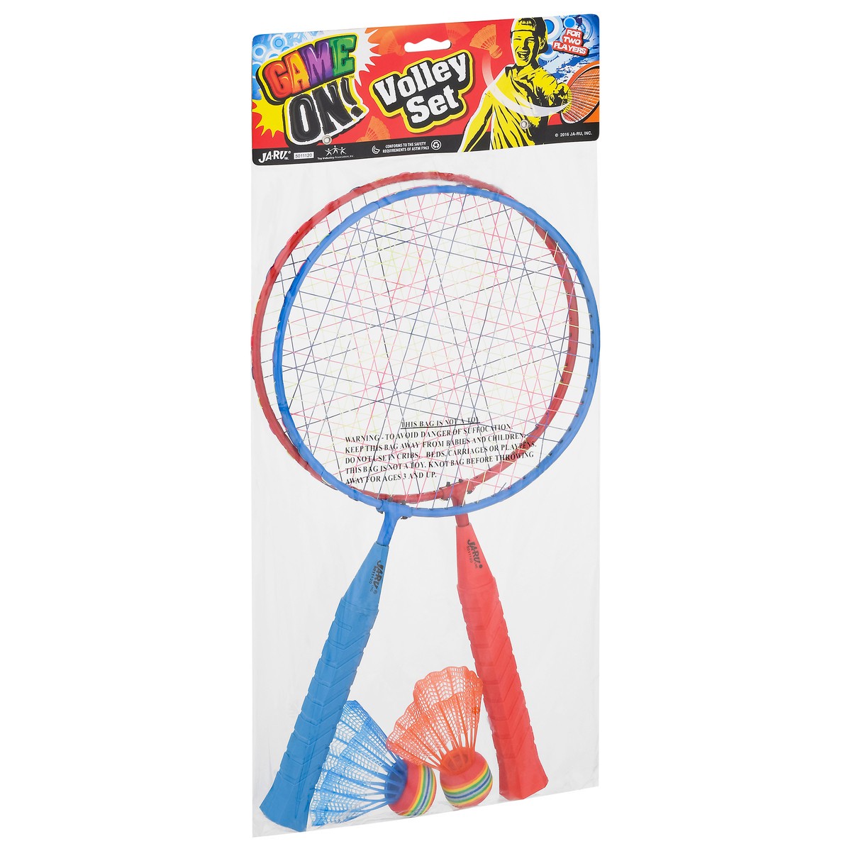 slide 4 of 10, Ja-Ru Game On! Two Players Vollley Set 4 1 ea, 1 ct