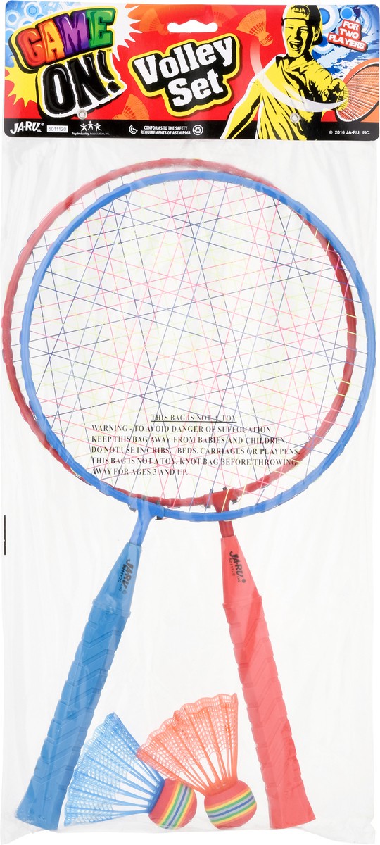slide 1 of 10, Ja-Ru Game On! Two Players Vollley Set 4 1 ea, 1 ct