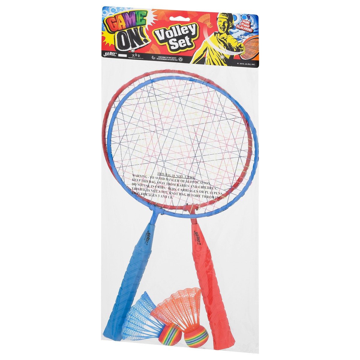 slide 6 of 10, Ja-Ru Game On! Two Players Vollley Set 4 1 ea, 1 ct