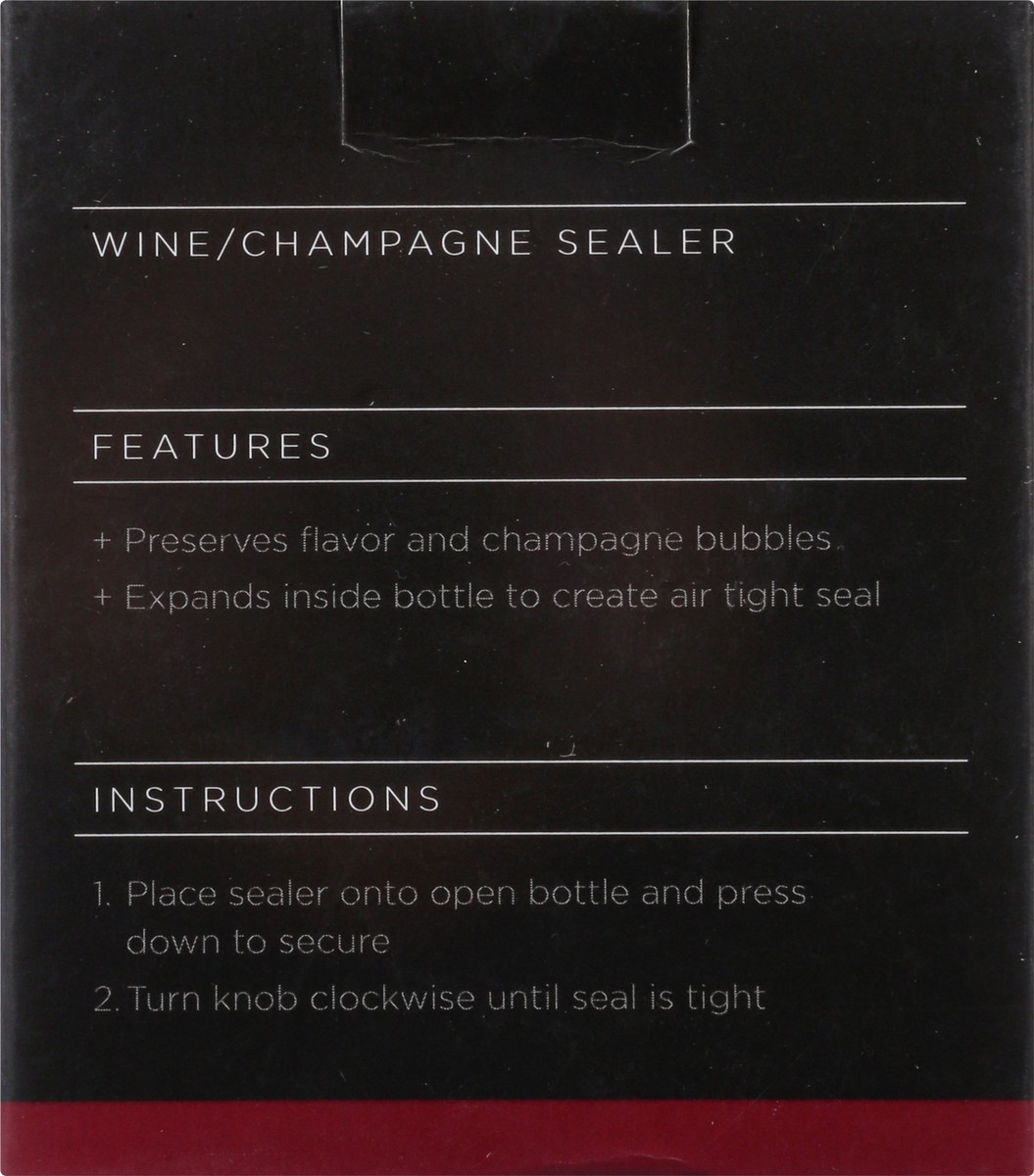 slide 9 of 9, Houdini Wine/Champagne Sealer 1 ea, 1 ct