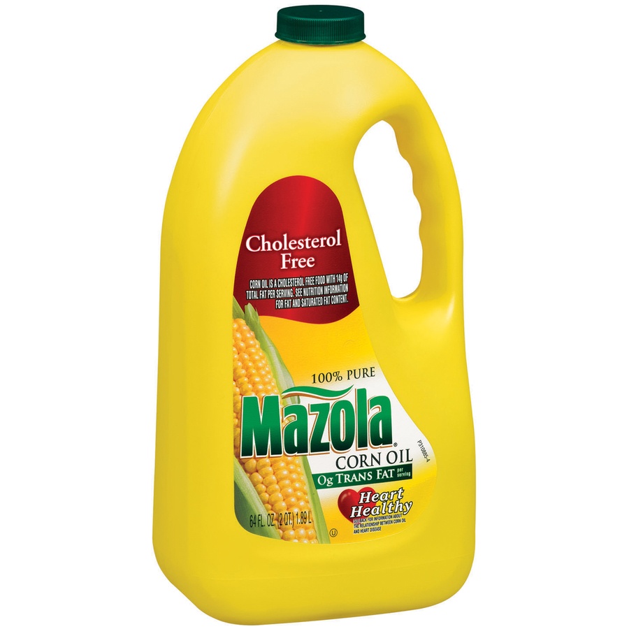 slide 2 of 5, Mazola 100% Pure Corn Oil, 64 fl oz