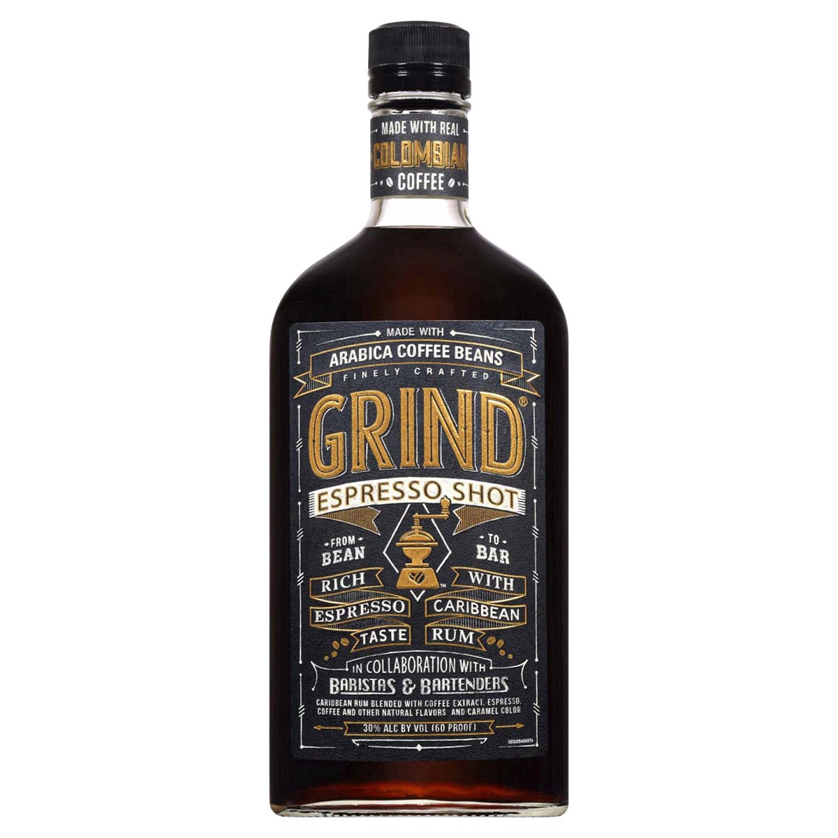 slide 1 of 5, Grind Espresso Shot Rum Liqueur, 750 ml