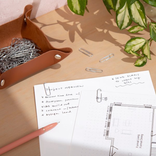 slide 2 of 4, U Brands® Standard Paper Clips, 1-1/4"", Silver, Jar Of 300 Clips, 1 ct