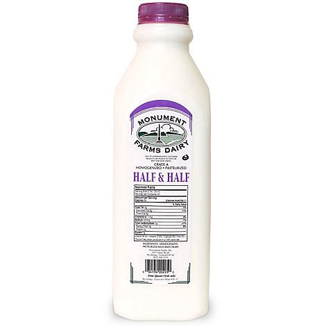 slide 1 of 1, Monument Farms Dairy Half And Half - 32 FZ, 32 fl oz