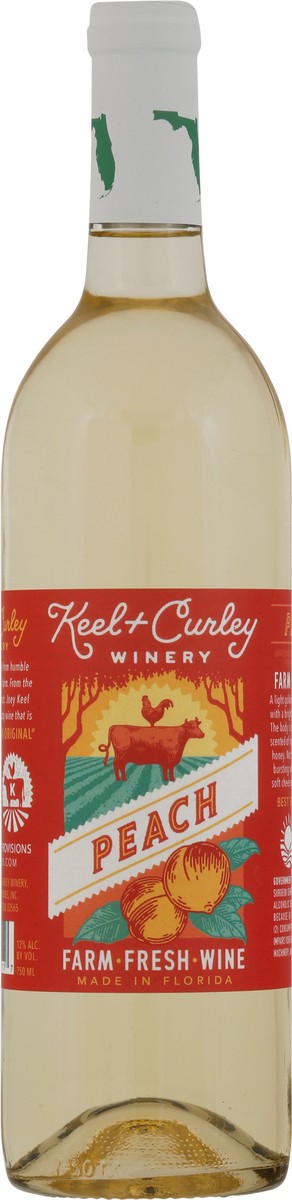 slide 8 of 9, Keel & Curley Winery Peach Wine 750 ml, 750 ml