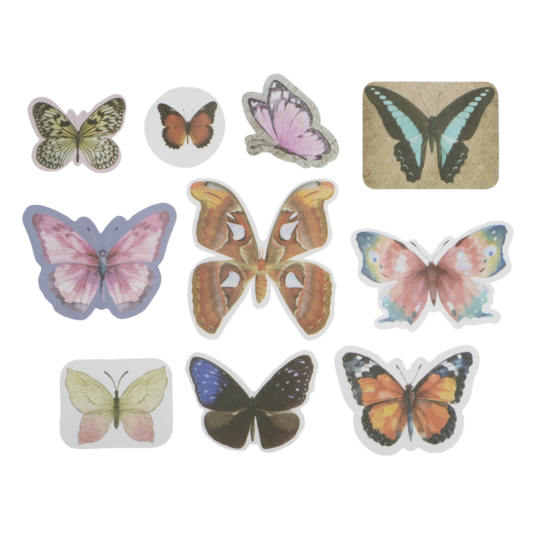 slide 3 of 3, Butterfly Vellum Ephemera By Recollections, 1.4 in to 4.2 in